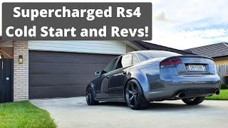 Supercharged Audi B7 Rs4 Cold Start and Revs