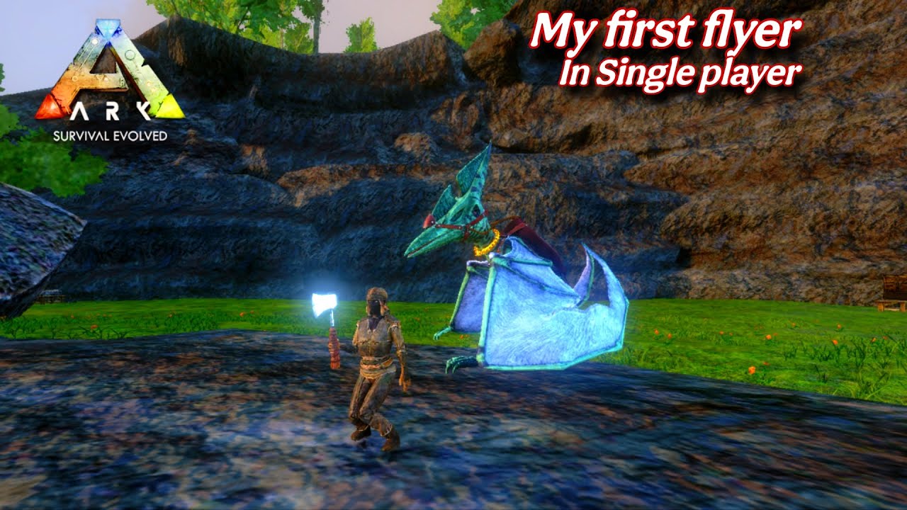 ARK SURVIVAL EVOLVED/ Taming first flyer (single player) let's have some fun ☺️