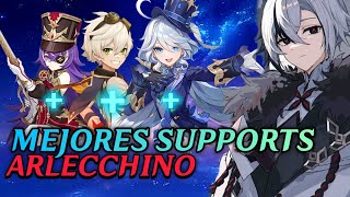 ¡Mejores Supports y Equipos de Arlecchino! | Genshin Impact