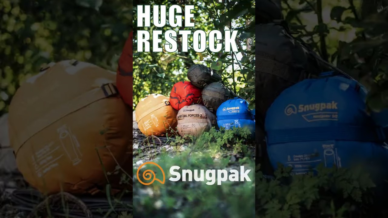 Huge Restock - over 3500 sleeping bags #snugpak #reconcompany #gear #outdoor