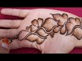 New perfect easy arabic mehndi designs  simple arabic style shaded mehndi designs for front hands