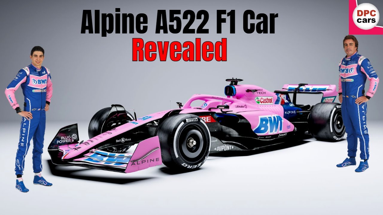 Alpine reveals 2022 Formula 1 car, the A522