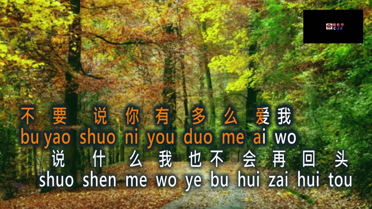 rang wo zou 让我走 Female key No vokal karaoke