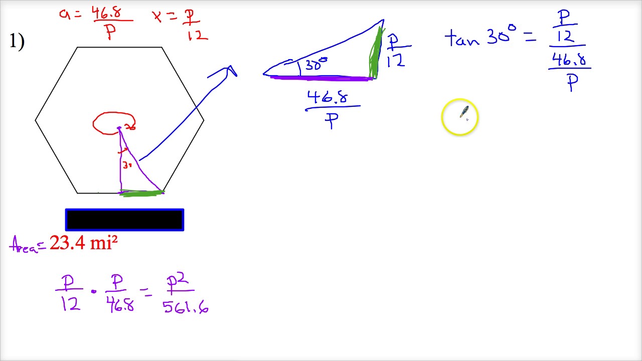 Finding Sides Of A Regular Polygon Given Only Area YouTube Finding Sides Of A Regular Polygon Given Only Area YouTube