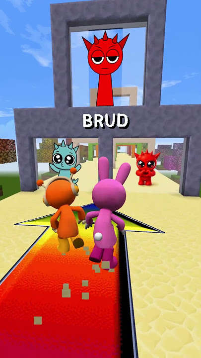 Guess The Correct Logo In MInecraft🧐✅ |SPRUNKI (pinki) Pt.2🤍😱#minecraft  #shortsvideo