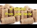 8 diy ideas from jute with your own hands ideas from jute handmade jute crafts