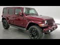 2021 SNAZZBERRY JEEP WRANGLER HIGH ALTITUDE WALK AROUND REVIEW SKY ONE TOUCH SLIDER SOLD! 21J19