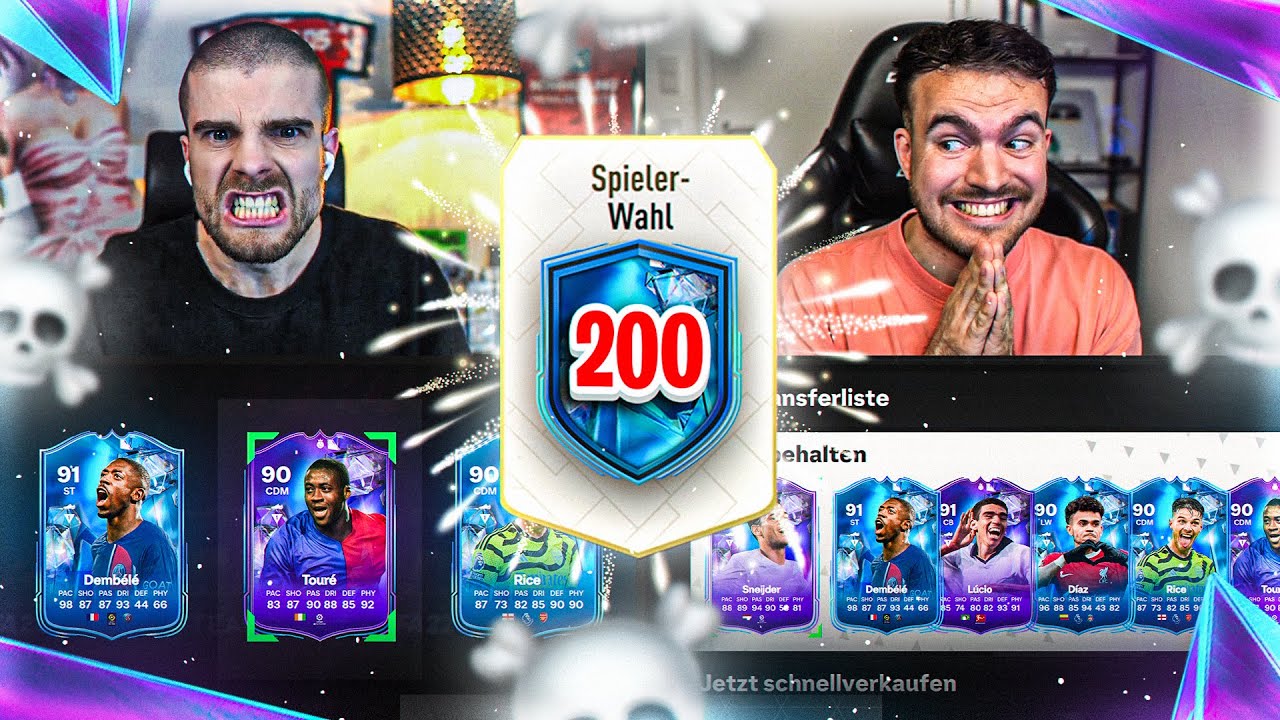 NEUES FORMAT / 200x FUT FANTASY Player Pick DISCARD BATTLE vs 