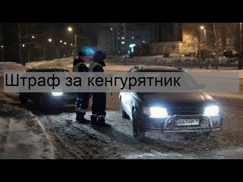 Штраф за кенгурятник