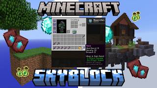 Skyblock'da FULL NETHERITE SET yaptım! 🤯💪 |Minecraft Skyblock Bölüm 1|