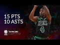 Jrue Holiday 15 pts 10 asts vs Pacers 2024 PO G2