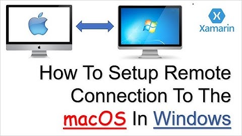 [Simple!!] Remote Connection To macOS from Microsoft Visual Studio