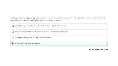 Uw fitnessbedrijf is nieuw op de markt en u wilt potentiële klanten via videoadvertenties laten zien