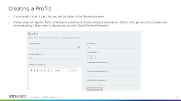 VMware Cloud Verified Application Process