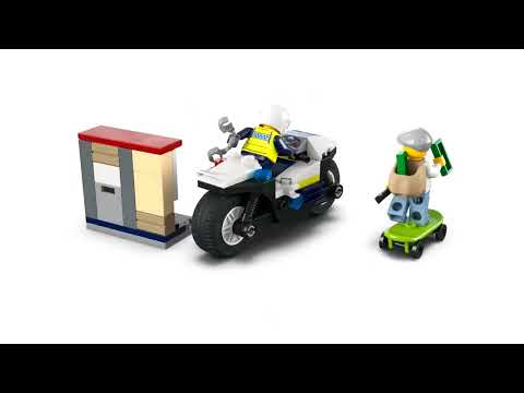 Miniatura del video del prodotto LEGO - CITY POLICE Inseguimento moto della Polizia 60455