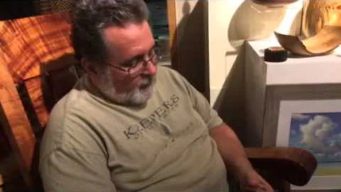 Doug Leite on his ornamental turning on the Rose E...