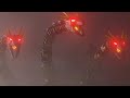 mecha king ghidorah vs chú phi công trong@kachow_artwork