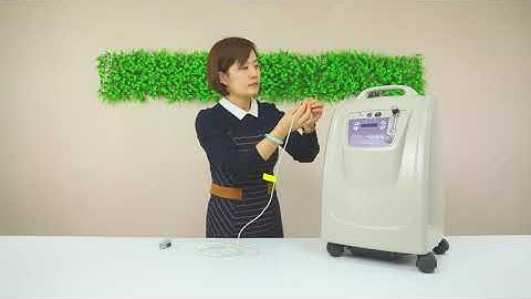 operation of 10L Oxygen Concentrator Oxygen Generator from MeCan Medical