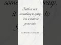 Faith Grows Quietly Over Time (Most People Miss This) | Mahatma Gandhi