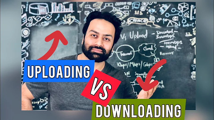 What is difference between download and upload ? | what is uploading & downloading ?