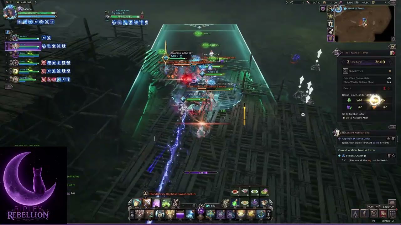 Throne and Liberty T4 Island of Terror Clear Healer POV