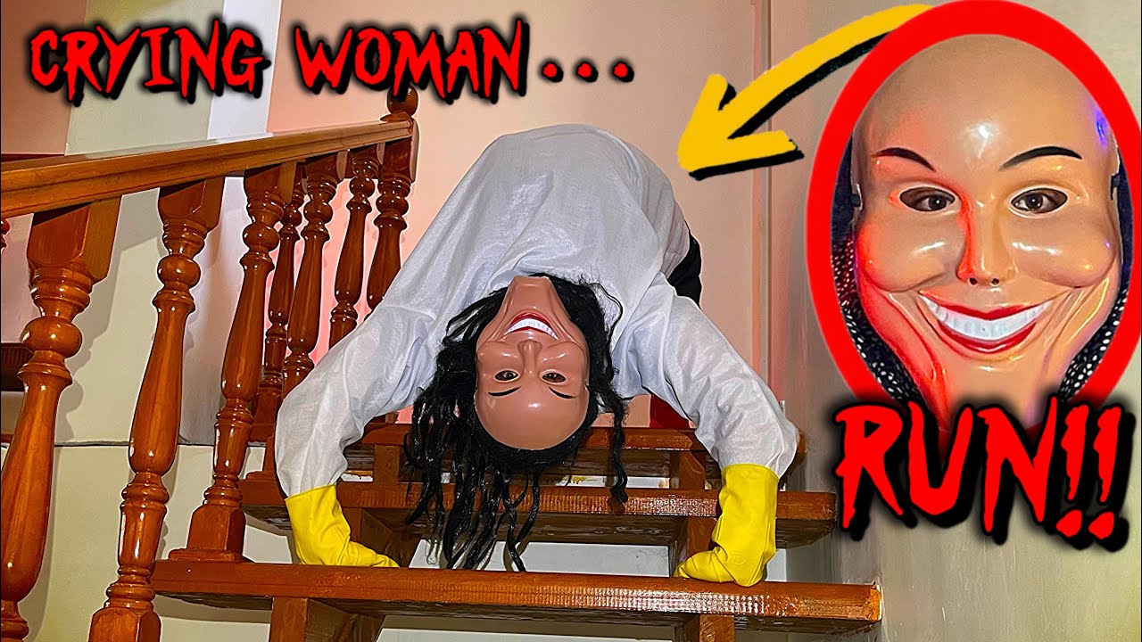 CRYING WOMAN VS PARKOUR POV SHORT HORROR MOVIE (part 15)