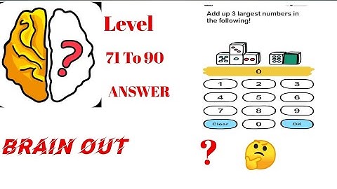 Brain out Gameplay Level 71 To 90 solve#3