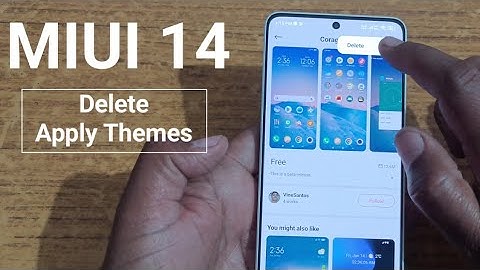 how to delete apply themes poco/redmi | mi theme store se theme delete nahi ho raha