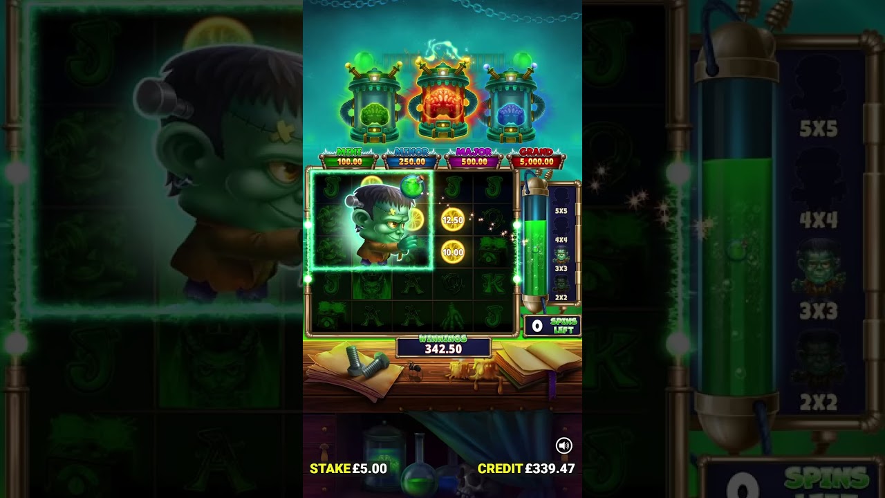 Frankenstein’s Fortune Slot – Electrifying Bonus Features & 1000x Potential