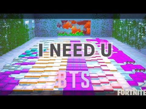 BTS 'I NEED U' FORTNITE Music Blocks フォートナイト音ブロックで演奏してみた♬ 作り方アップしました⤴♬ 방탄소년단 防弾少年団