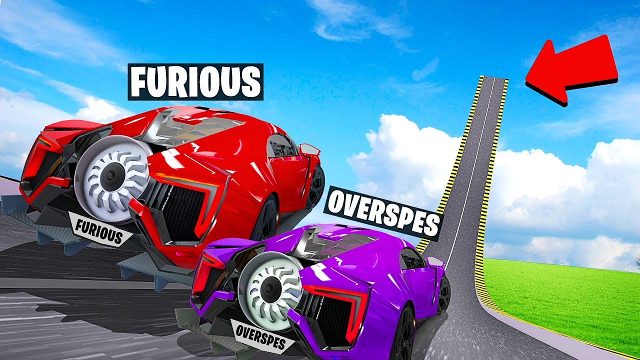 САМЫЙ БОЛЬШОЙ ПАНДУС В МИРЕ! ПРЫЖКИ НА ВЫЖИВАНИЕ В BeamNG.drive