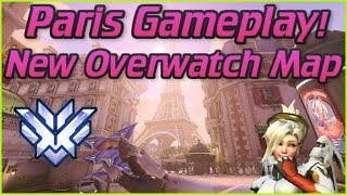 New Overwatch Map Paris Gameplay 2Cp Overwatch Rank Peak Chill Night Stream