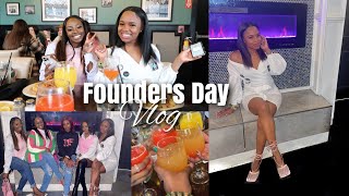 LAST ALPHA KAPPA ALPHA FOUNDERS DAY OF UNDERGRAD + VLOG