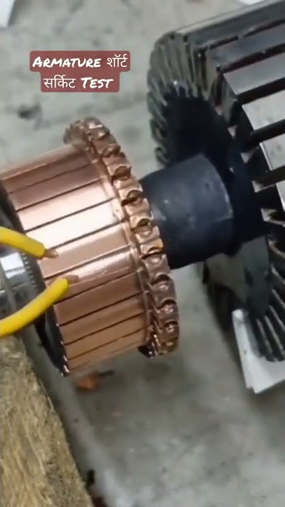 Armature Short Circuit test #electrical #electrician #motorwinding