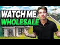 Watch me lock up a real estate wholesale deal live step by step cold calls