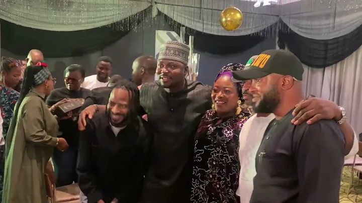9ICE & MC OLUOMO SPOTTED AT K1 DE ULTIMATE 66TH SURPRISE BIRTHDAY PARTY