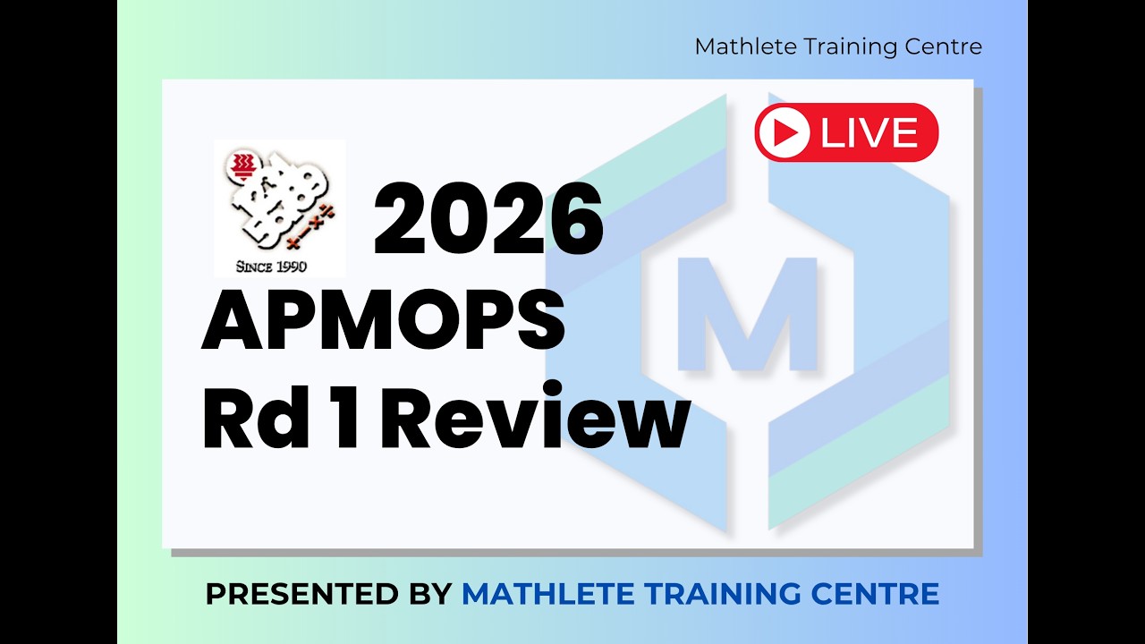 MTC APMOPS 2026 Rd 1 Review - YouTube