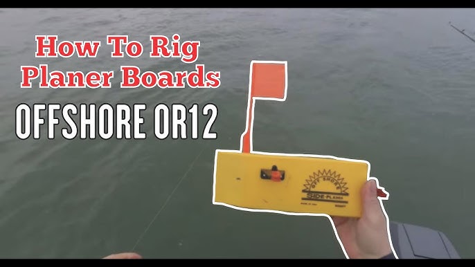 Easiest Way To Rig a Planer Board! - Lake Erie Walleye 
