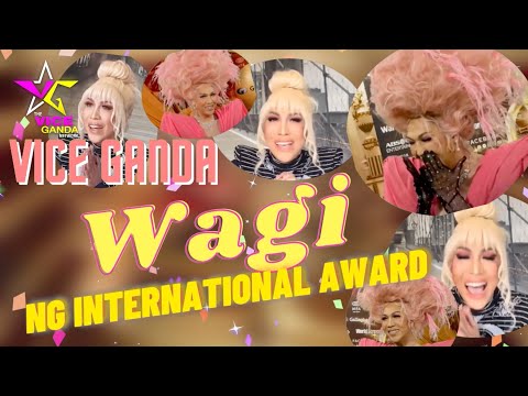 Vice Ganda Wagi ng INTERNATIONAL AWARD