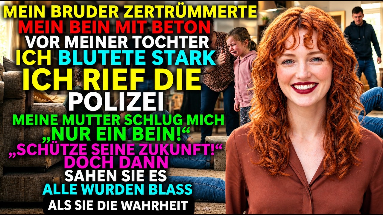 Drei Minuten bevor mein Bruder mir mit einem Betonstein das Bein zerschmetterte, saß meine achtjährige Tochter auf der Terrasse und zeigte meiner Mutter, wie man Freundschaftsbänder knüpft. Das...