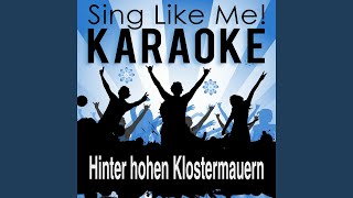 Hinter hohen Klostermauern (Aus dem Musical &quot;Die Päpstin&quot;) (Karaoke Version) (Originally...