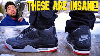 Please BEWARE! Jordan 4 Bred Reimagined REVIEW + On FOOT