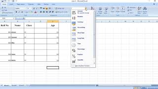 #Number Formatting, Inserting #Cells , #Rows & #Columns in #Excel #Class6