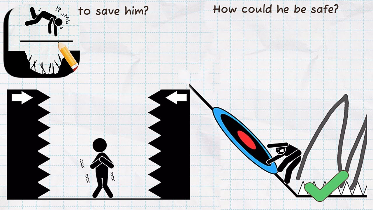 Draw 2 Save ​- All Levels Gameplay Android,ios (Levels 1-8)