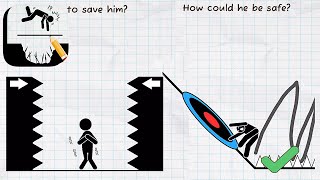 Draw 2 Save ​- All Levels Gameplay Android,ios (Levels 1-8) screenshot 5