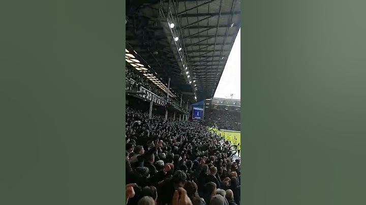 Everton V Man Utd. Scenes On The Gwladys At Full Time. #Everton #premierleague #Goodison
