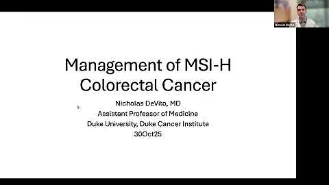 Management of MSI-H Colorectal Cancer