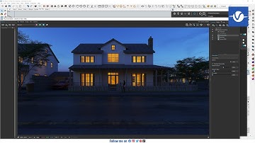 Blue Hour in V-Ray 6 for SketchUp | Sketchup vray