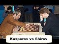 KASPAROV vs SHIROV; las sicilianas de Kasparov X