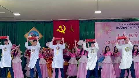 Văn nghệ 20/11:  Giai điệu Việt Nam mình ft Trống Cơm: Khối 9 2025-2026 THCS Lê Hồng Phong - HL - QN